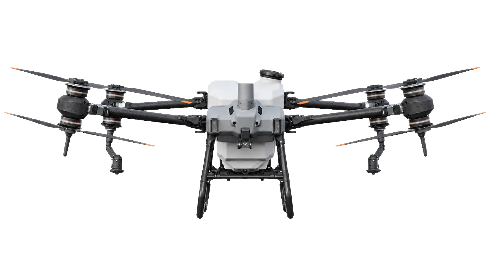 Dron agrícola DJI AGRAS T40, uno de los modelos con más repuestos en catálogo